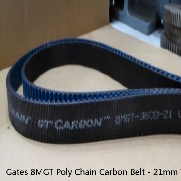 Gates 8MGT Poly Chain Carbon Belt - 21mm Width - 8mm Pitch - Choose Your Length 
