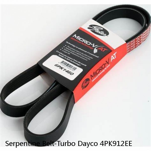 Serpentine Belt-Turbo Dayco 4PK912EE