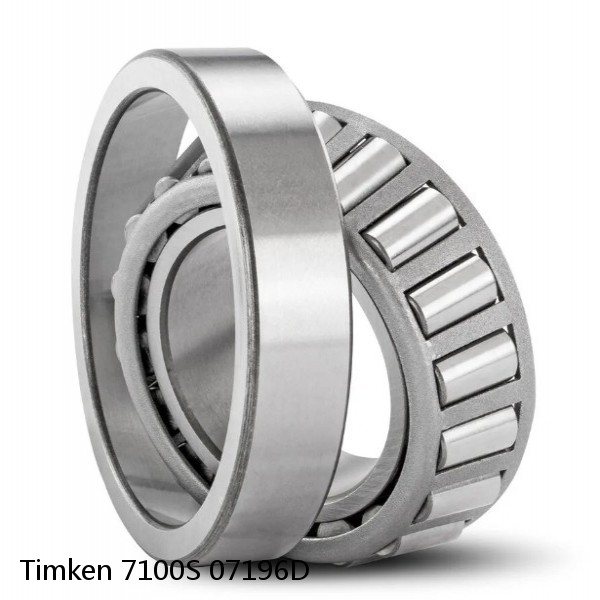 7100S 07196D Timken Tapered Roller Bearings #1 small image