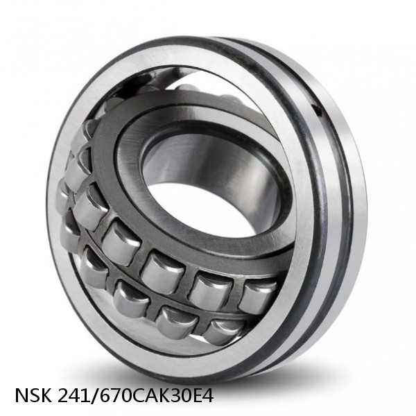 241/670CAK30E4 NSK Spherical Roller Bearing #1 small image