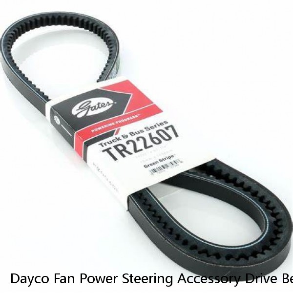 Dayco Fan Power Steering Accessory Drive Belt for 1987-1988 Chevrolet R30 cp