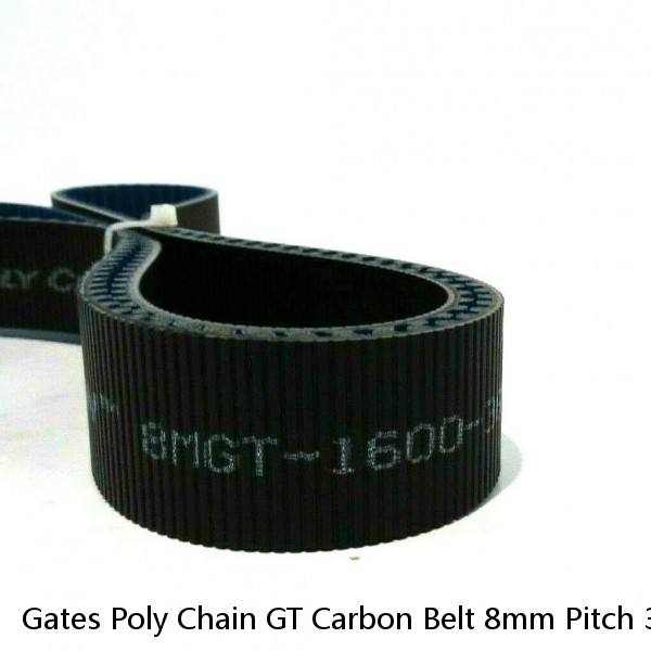 Gates Poly Chain GT Carbon Belt 8mm Pitch 36mm Wide 86" L 8MGT-2200-36   #1 small image