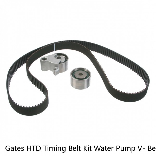 Gates HTD Timing Belt Kit Water Pump V- Belt for 2009-2012 Hyundai Elantra 2.0L #1 small image