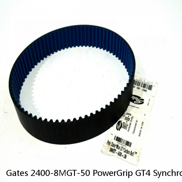 Gates 2400-8MGT-50 PowerGrip GT4 Synchronous Belt 8MM Pitch 9579-0071 #1 image