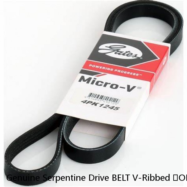 Genuine Serpentine Drive BELT V-Ribbed ⭐OEM⭐ GENESIS COUPE 2.0L turbo 2010-2012 #1 image